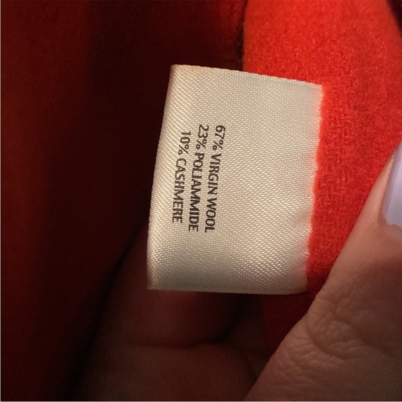 3/$15 Eileen Fisher Orange Button Up Jacket - Picture 5 of 5